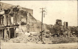 1915 Hurricane Destroyed Buildings 23rd and Strand Postcard