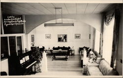 Lobby, Los Banos Hotel Pagosa Springs, CO Postcard Postcard