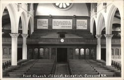 First Church of Christ, Scientist Concord, NH Postcard Postcard