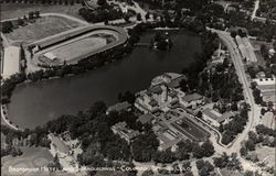 Aerial View of Broadmoor Hotel and Surroundings Postcard