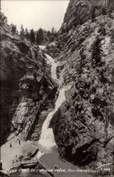 Seven Falls in Cheyenne Canyon Postcard