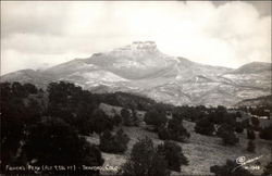 Fisher's Peak, Alt.9,586 ft Trinidad, CO Postcard Postcard