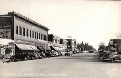 View of COlorado Ave Business District La Junta, CO Postcard Postcard