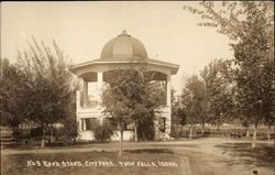 Band Stand, City Park Postcard