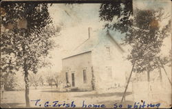 Thomas G. Irish Home Whiting, IA Postcard Postcard