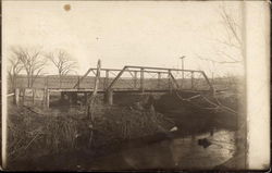 Bridge Over Stream Postcard