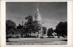 Wayne Co. Court House, Fairfield, Ill Postcard