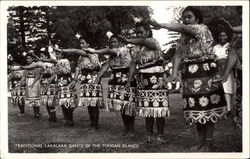 Traditional Lakalaka dance of the Tongan Islands Postcard