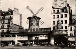 View of The Moulin Rouge Postcard