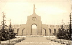 Main Gateway - Olympic Stadium Postcard