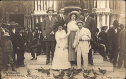 Group Posing For Photograph, St. Marks Cathedral Postcard