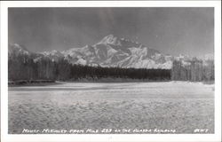 Mount McKinley from Mile 233 on the Alaska Railroad Postcard