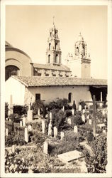 Mission Dolores - Cemetery Postcard