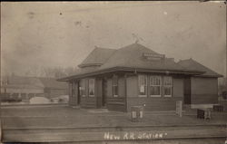 Washington Heights R. R. Station Chicago, IL Postcard Postcard