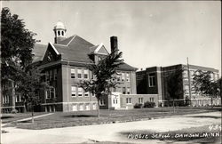 View of Public School Building Dawson, MN Postcard Postcard