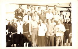 The Crew of the Arauca Men Postcard Postcard