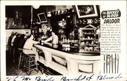 The Bucket of Blood Saloon Virginia City, NV Postcard Postcard