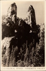 Cathedral Spires - Yosemite Valley California Yosemite National Park Postcard Postcard