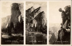 Sites in Yosemite National Park California Postcard Postcard