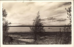 Mt. Susitna Anchorage, AK Postcard Postcard