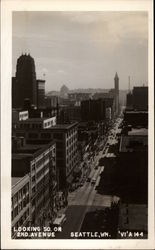 Looking South on 2nd Avenue Postcard