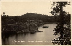 Sylvan Lake, Harney National Forest Black Hills, SD Postcard Postcard