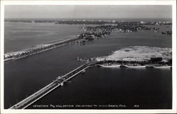 Venetian and MacArthur Causeways Miami Beach, FL Postcard Postcard