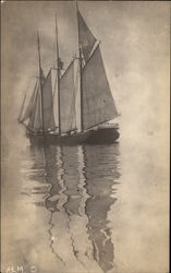 Sailing Ship Sailboats Postcard Postcard