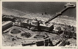 Scheveningen Before 1940, Pier with Kurhaus Hotel Holland Benelux Countries Postcard Postcard