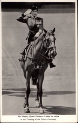 Her Majesty Queen Elizabeth II Royalty Postcard Postcard