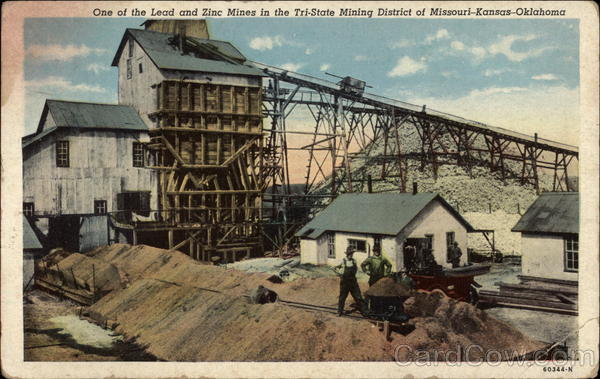 One of the Lead and Zinc Mines in the Tri-State Mining District