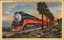 Southern Pacific "Daylight" Coast Line Railroad (Scenic) Postcard Postcard