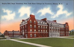 Sayles Hall, Boys' Dormitory, New York State College for Teachers Albany, NY Postcard Postcard