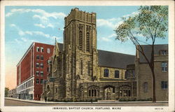 Immanuel Baptist Church Portland, ME Postcard Postcard