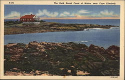 Rock Bound Coast of Maine Postcard