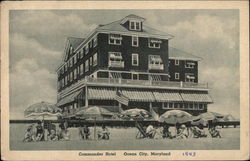 Commander Hotel Ocean City, MD Postcard Postcard