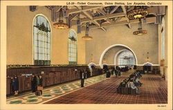 Ticket Concourse, Union Station Postcard