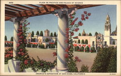 Plaza de Pacifico and Palace of Science Postcard