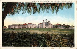 U. S. Naval Hospital, Balboa Park San Diego, CA Postcard Postcard