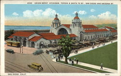 Union Depot San Diego, CA Postcard Postcard