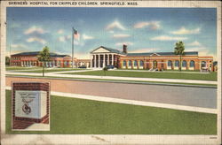 Shriner's Hospital for Crippled Children Postcard