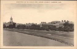 Dormitories on the Charles River, Harvard University Postcard