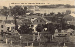 View from Old Burial Hill Postcard