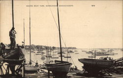 Graves Boat Yard Marblehead, MA Postcard Postcard