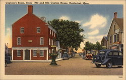 Captain's House, since 1772 and Old Custom House Postcard