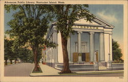 Atheneum Public Library Postcard