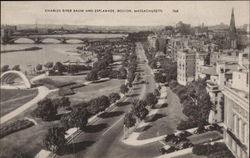 Charles River Basin and Esplanade Postcard