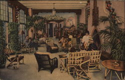 South Portal Lounge, La Fonda Hotel Santa Fe, NM Postcard Postcard