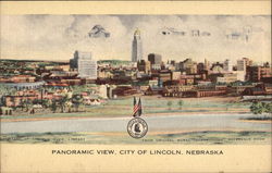 Panoramic View Lincoln, NE Postcard Postcard