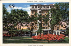 The Cawthon Hotel Mobile, AL Postcard Postcard